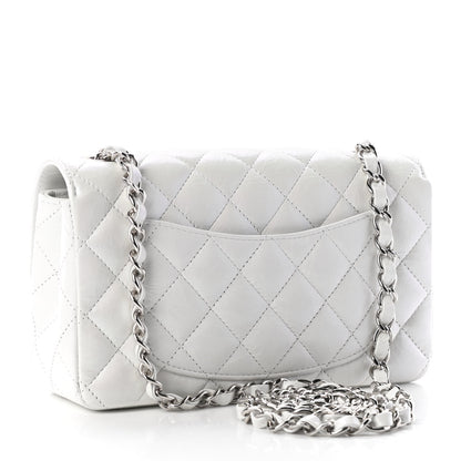 Chanel Calfskin Quilted Mini Rectangular Flap White 2 of 8