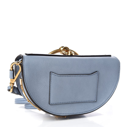 Chloe Calfskin Small Nile Bracelet Minaudiere Bag Washed Blue 4 of 8