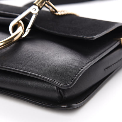 Chloe Suede Calfskin Small Faye Shoulder Bag Black 8 of 14