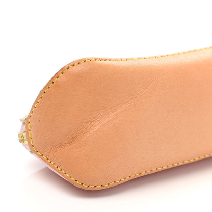Louis Vuitton Damier Azur Elizabeth Pencil Pouch Rose Ballerine 8 of 9