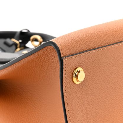 Louis Vuitton Taurillon City Steamer MM Black Camel 10 of 10