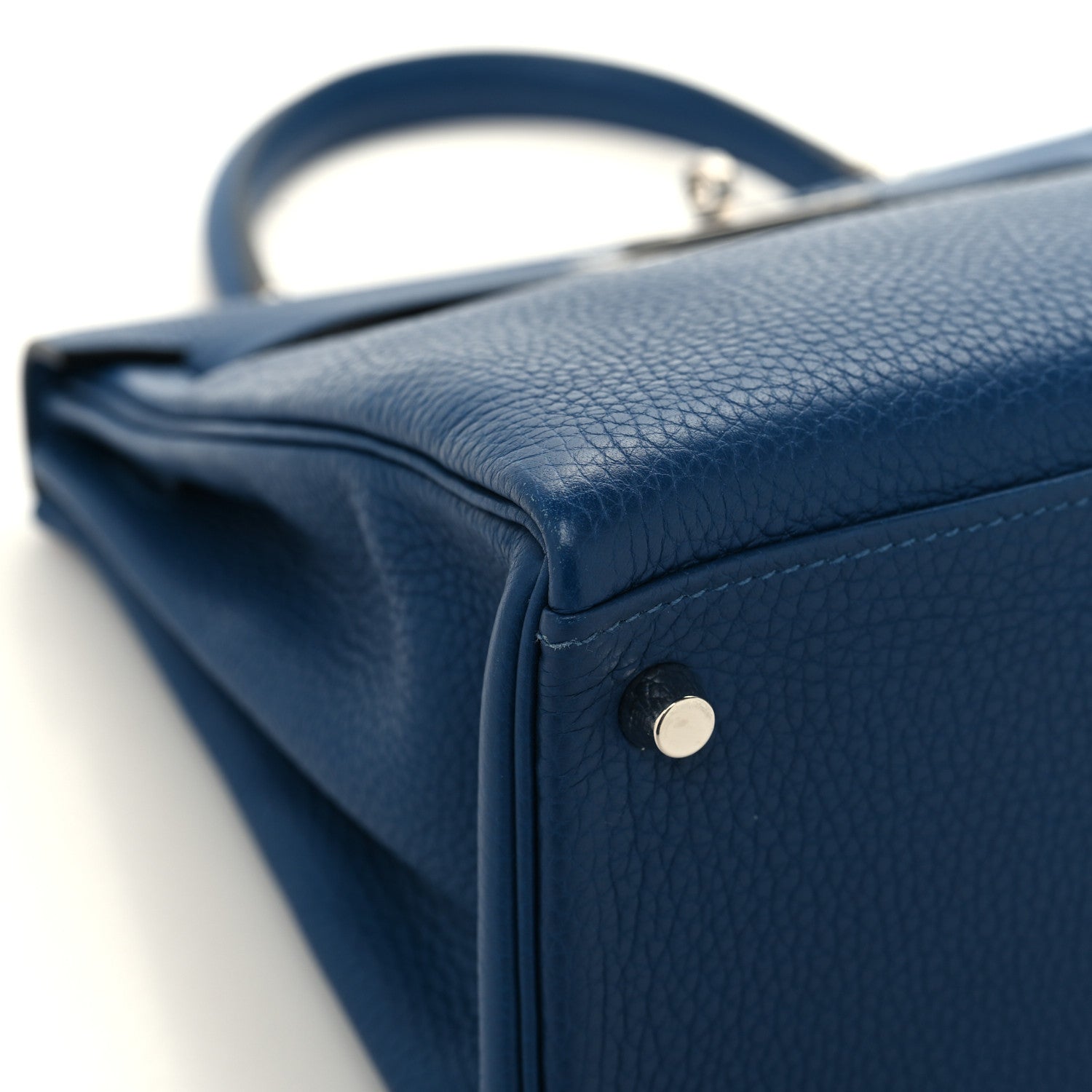 Hermes Taurillon Clemence Kelly Retourne 28 Deep Blue 9 of 12