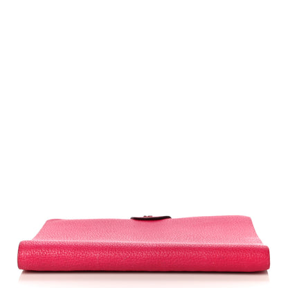 Hermes Togo Ulysse MM Notebook Cover Rose Shocking 12 of 15