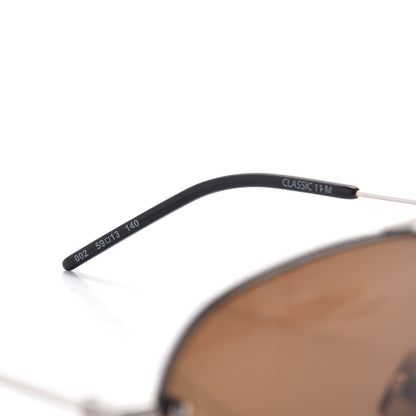 Saint Laurent Aviator Classic 11 Sunglasses Brown 6 of 7