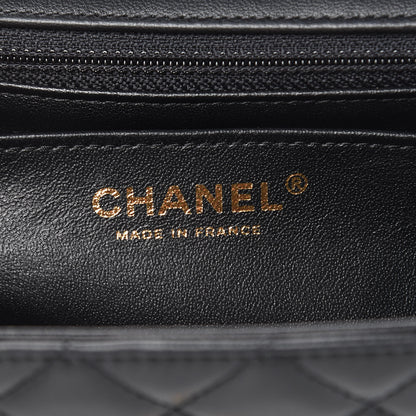 Chanel Lambskin Quilted Mini Rectangular Flap Black 6 of 12