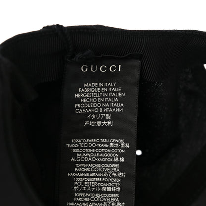 Gucci X MLB Cotton NY Yankees Baseball Hat 57-61 Black 8 of 10