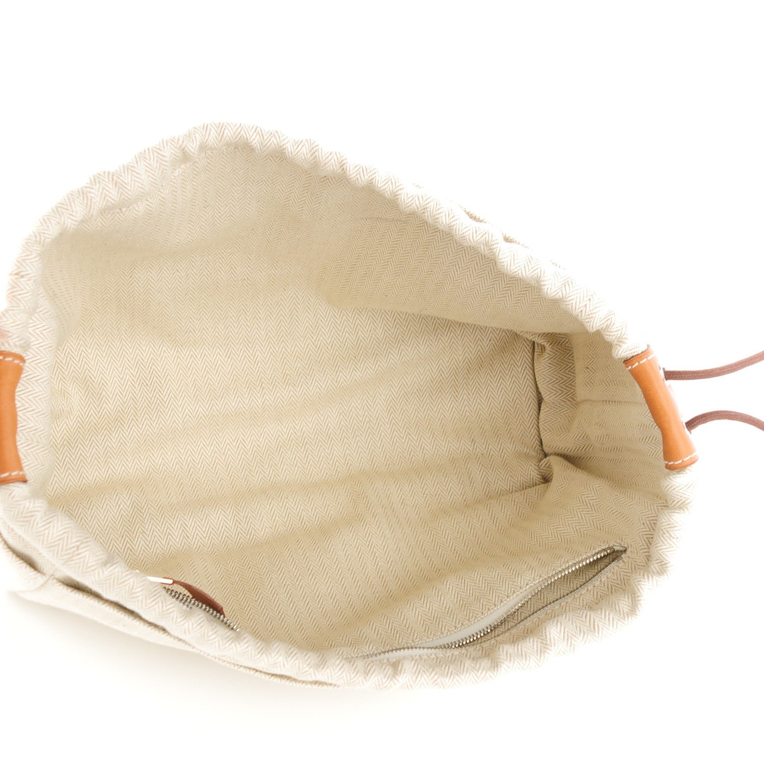 Hermes Canvas Barenia Fourbi 25 MM Pouch Naturel Fauve 5 of 8