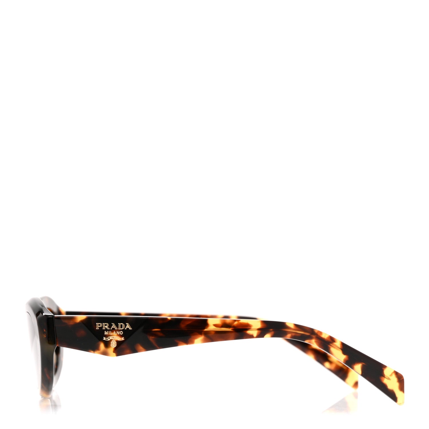 Prada Acetate Oval Sunglasses SPR 26Z Tortoise 3 of 8