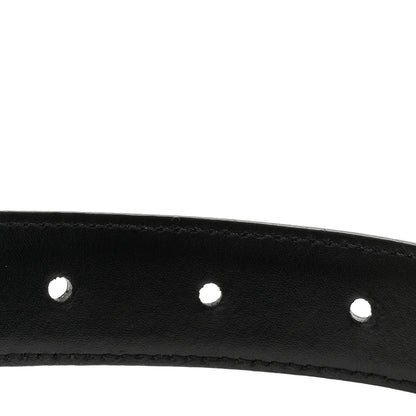 Celine Box Calfskin Medium 25mm Triomphe 90 36 Belt Black 6 of 7