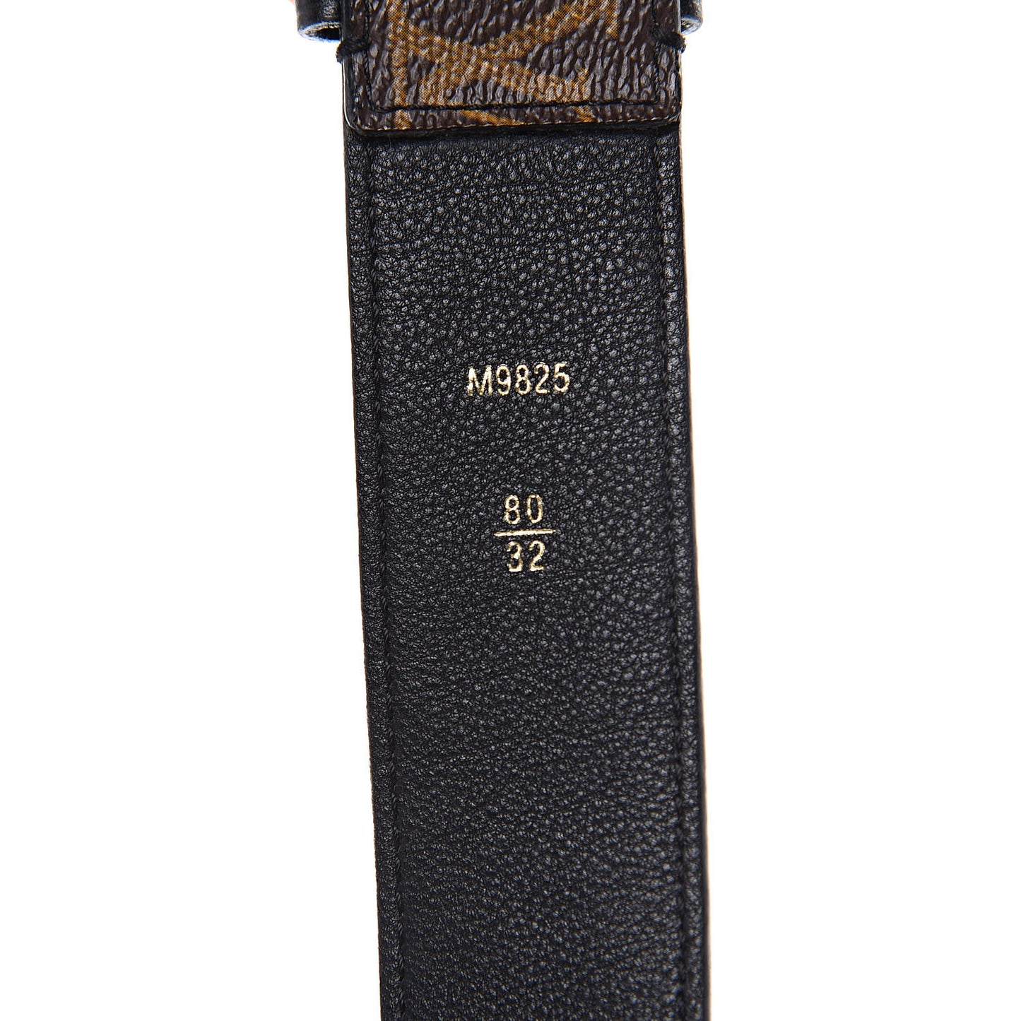 Monogram Sequins Eclipse Belt 80 32 Black