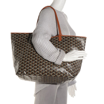 Goyard Goyardine Saint Louis GM Black Gold 2 of 9