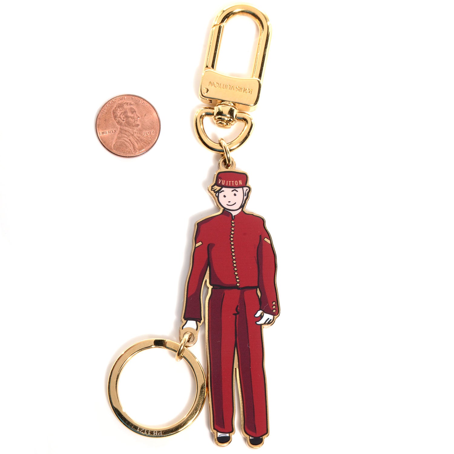 Louis Vuitton Groom Key Ring Bag Charm 2 of 5