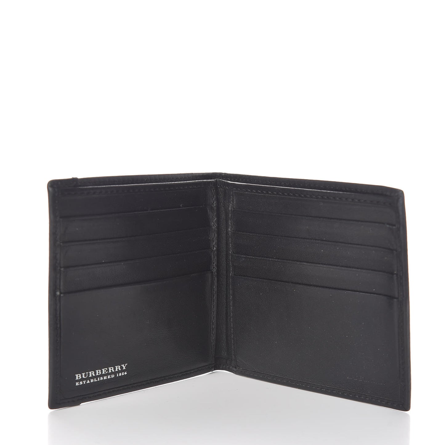 Smoked Check Bi-Fold Wallet Black