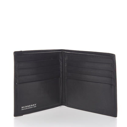 Burberry Smoked Check Bi-Fold Wallet Black 5 of 7