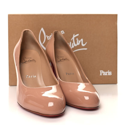 Christian Louboutin Patent Simple 100 Pumps 37 Nude 9 of 9