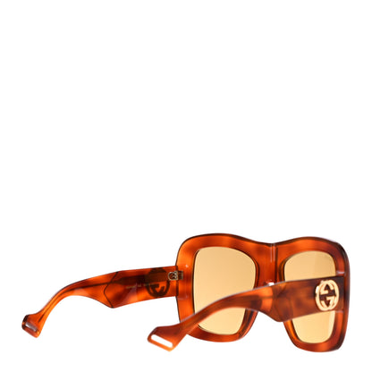 Gucci Acetate Square Frame Sunglasses GG0498S Brown 3 of 7