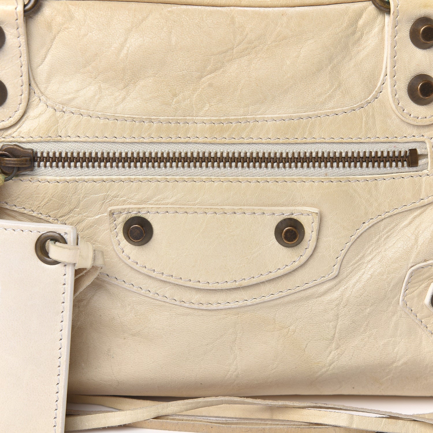 Balenciaga Agneau Classic Hardware Box Bag White 14 of 15