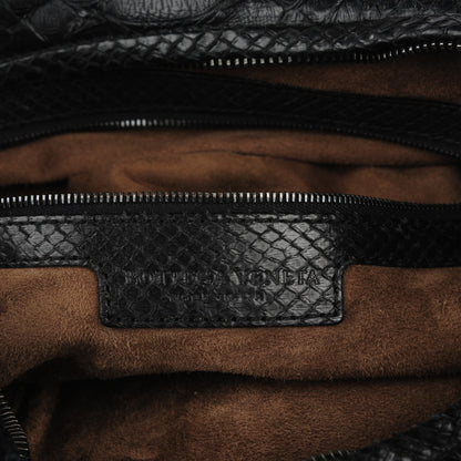 Bottega Veneta Python Belly Veneta Hobo Nero Black 5 of 8