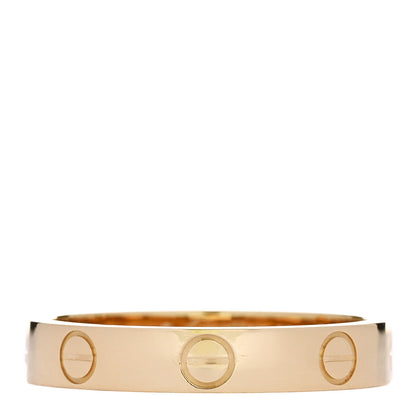 Cartier 18K Yellow Gold 3.5mm LOVE Wedding Band Ring 55 7.25 1 of 5
