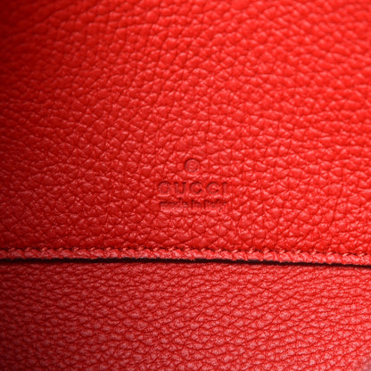 Gucci Grand Prix Calfskin Jackie Convertible Shoulder Bag Hibiscus Red 6 of 8