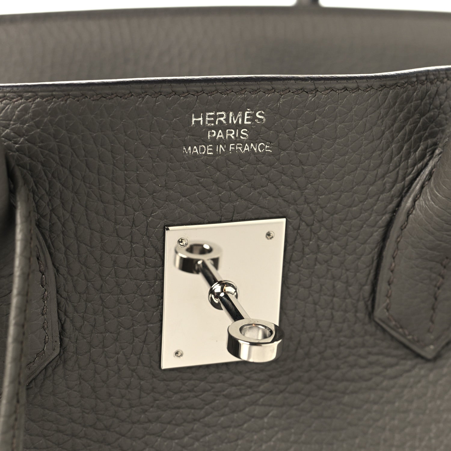 Hermes Togo BIRKIN 35 Etain 6 of 13