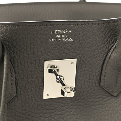 Hermes Togo BIRKIN 35 Etain 6 of 13