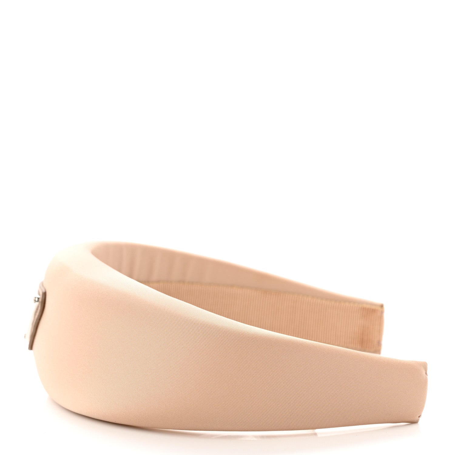 Prada Re-Nylon Triangle Logo Headband Deserto 6 of 9