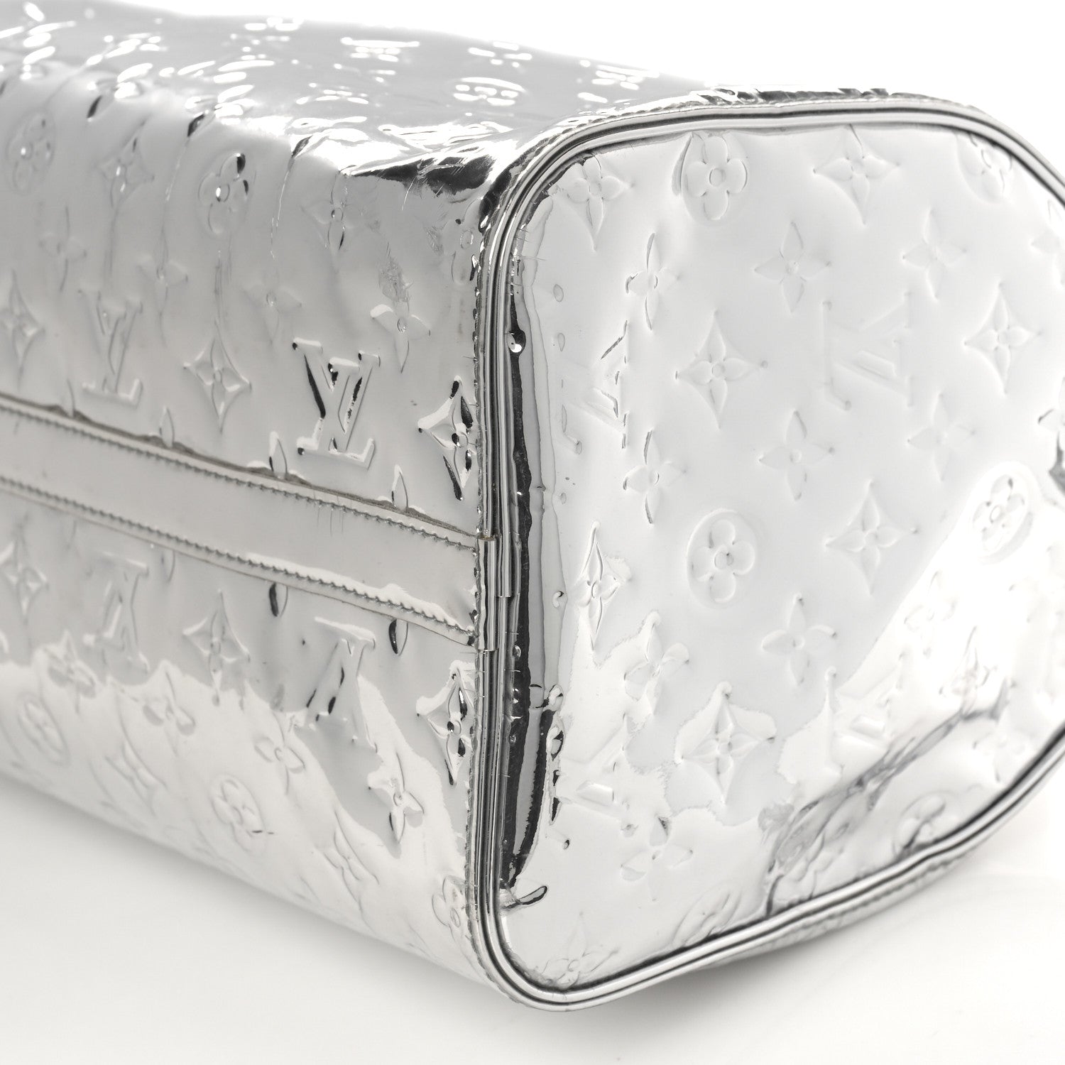 Louis Vuitton Monogram Miroir Speedy 30 Silver 8 of 11
