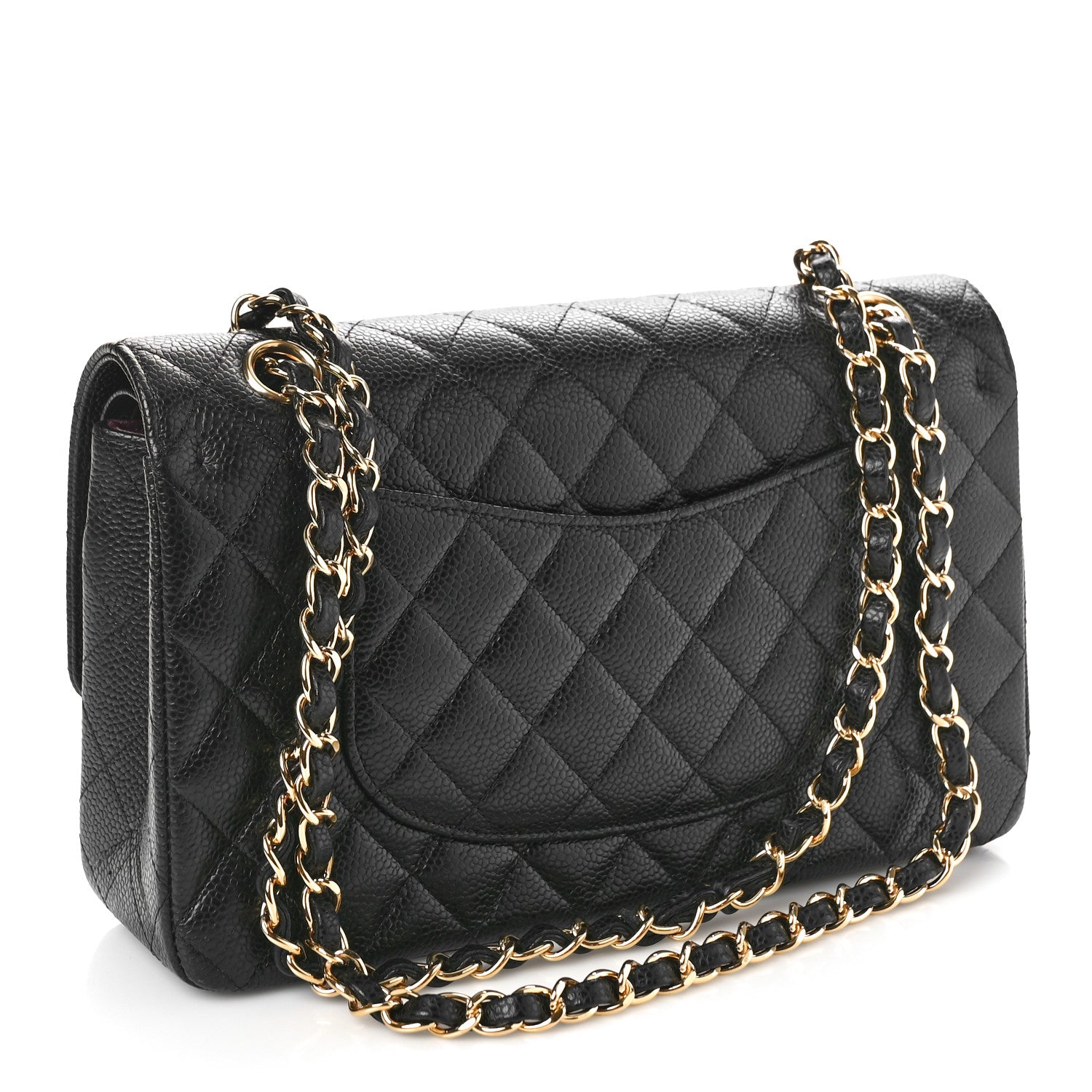 Chanel Caviar Quilted Medium Double Flap Black 3 of 11