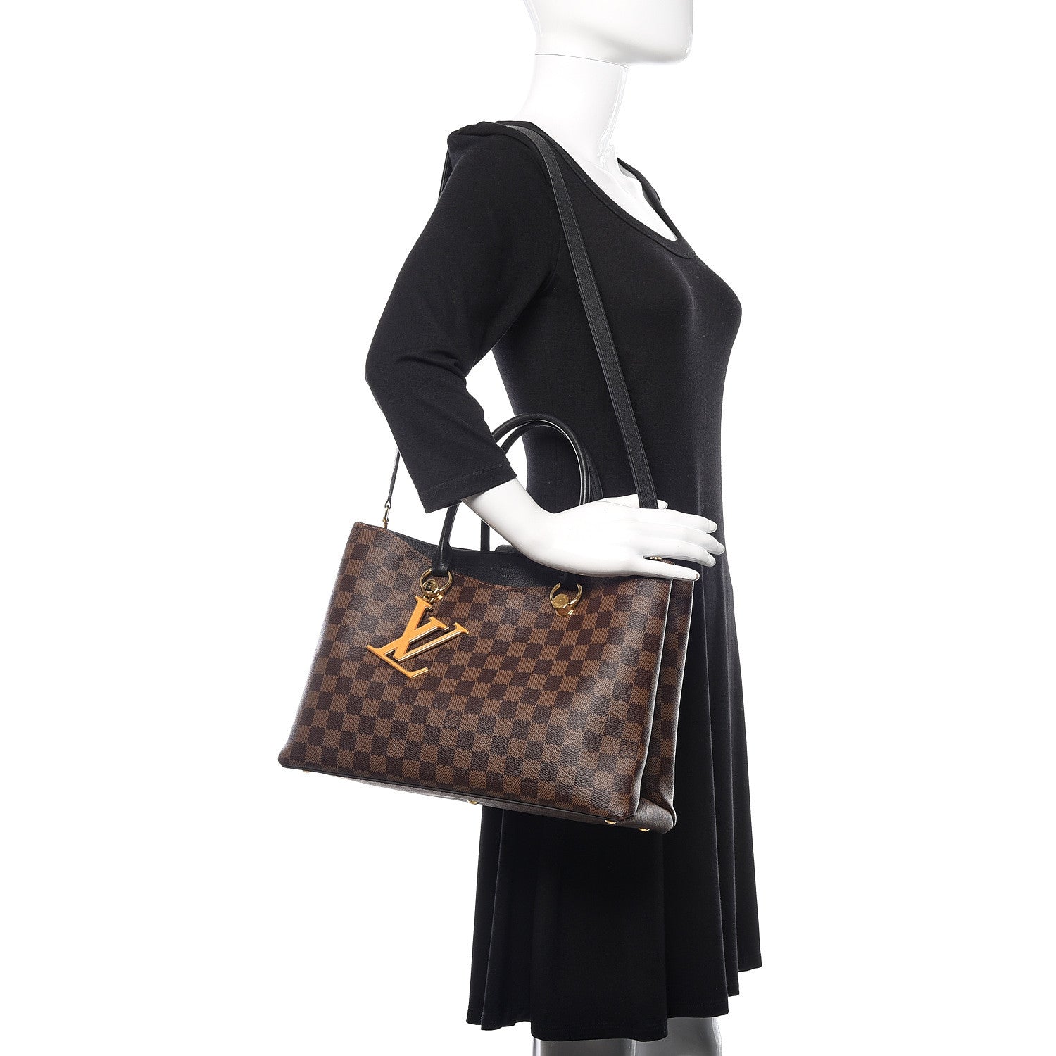 Louis Vuitton Damier Ebene LV Riverside Black 2 of 9