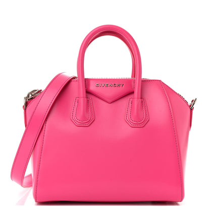 Givenchy Shiny Lord Calfskin Mini Antigona Shocking Pink 1 of 14