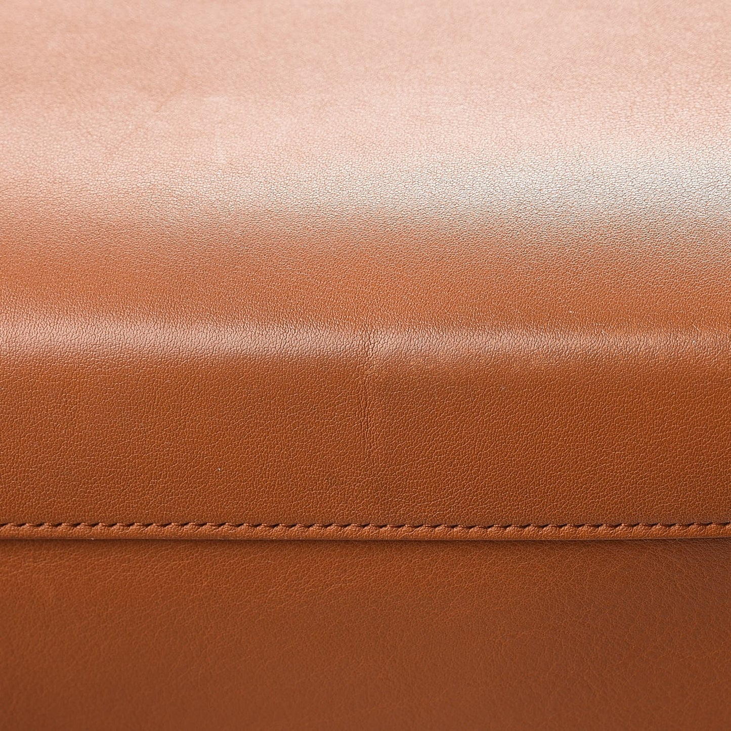 Smooth Calfskin Large Bi-Color Belt Bag Light Copper