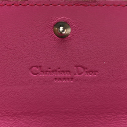 Christian Dior Patent Ultimate Rendez-vous Chain Wallet Fuchsia 9 of 14
