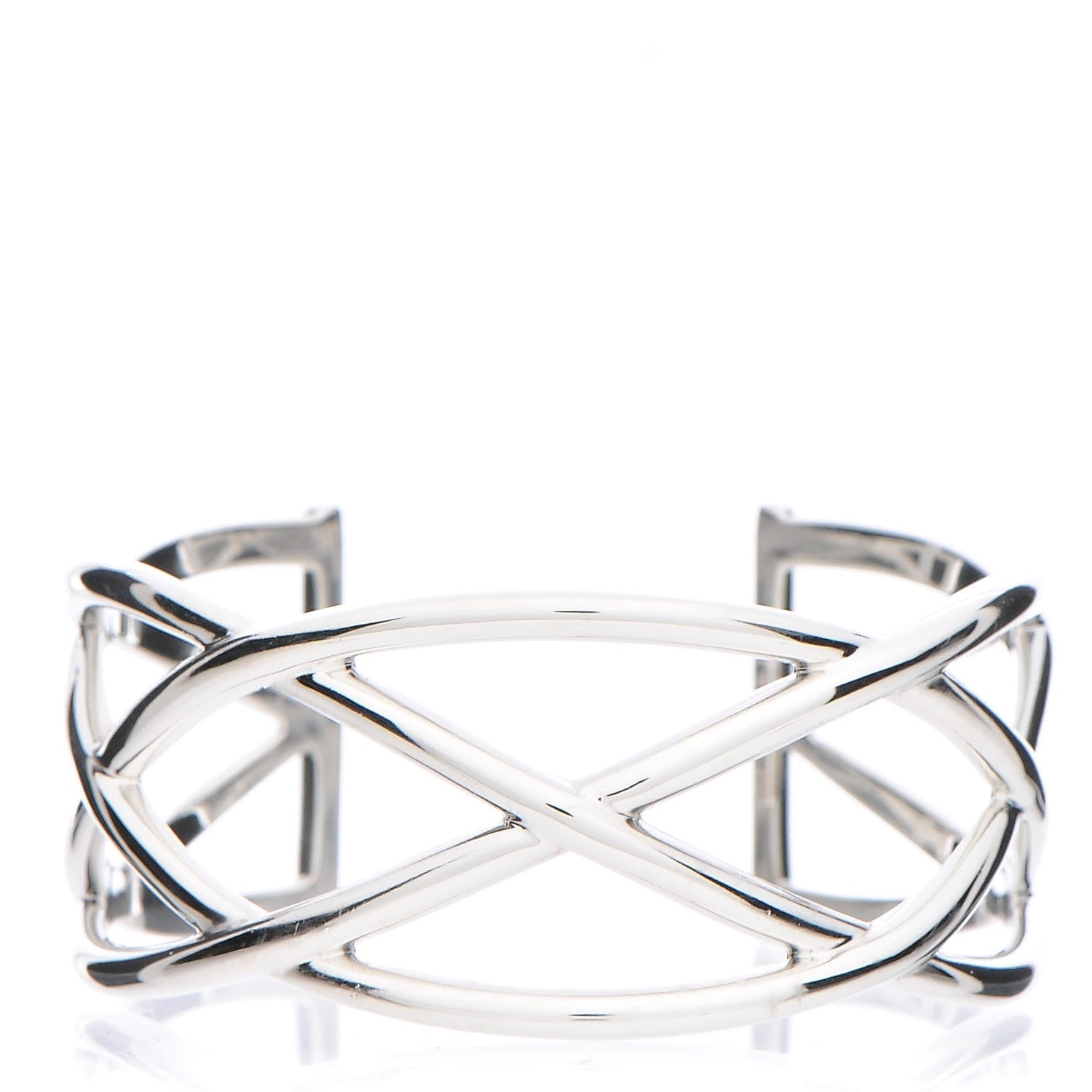 Tiffany Sterling Silver Celtic Open Knot Cuff Bracelet 1 of 4