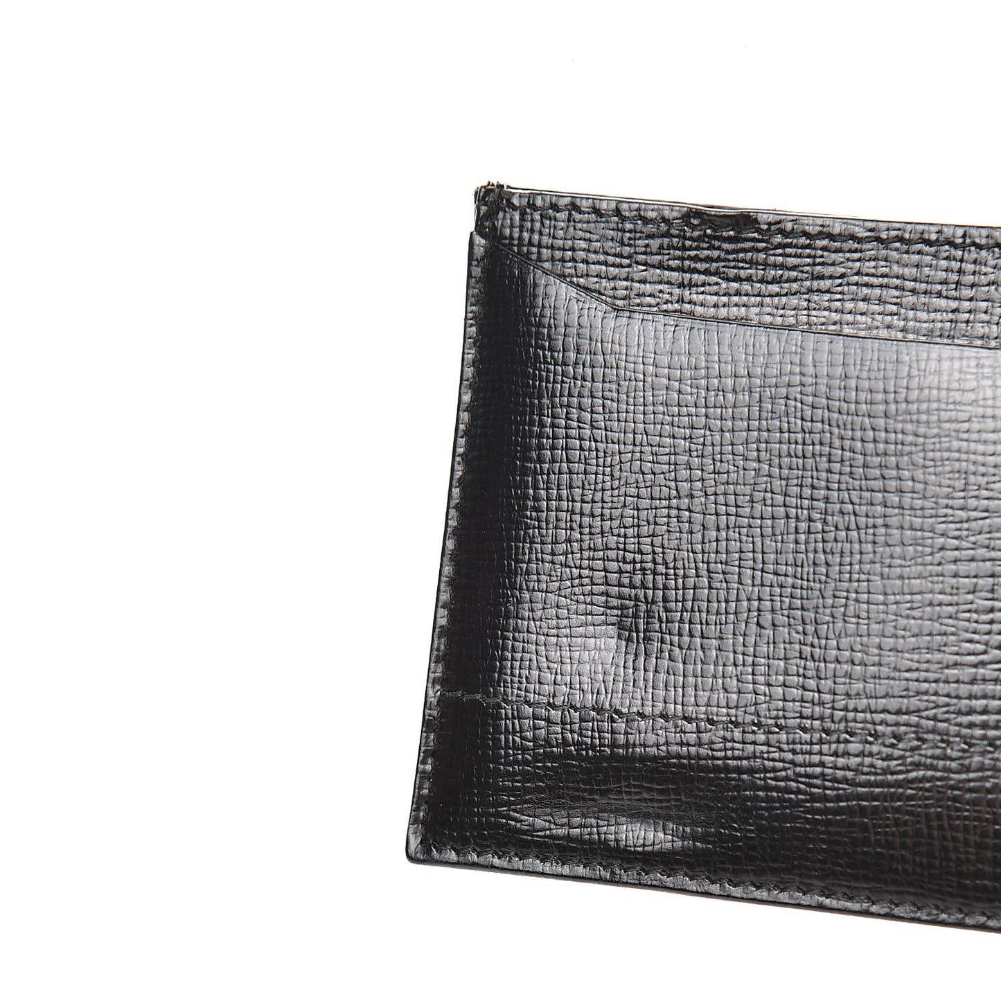 Spazzolato Frame Card Holder Black