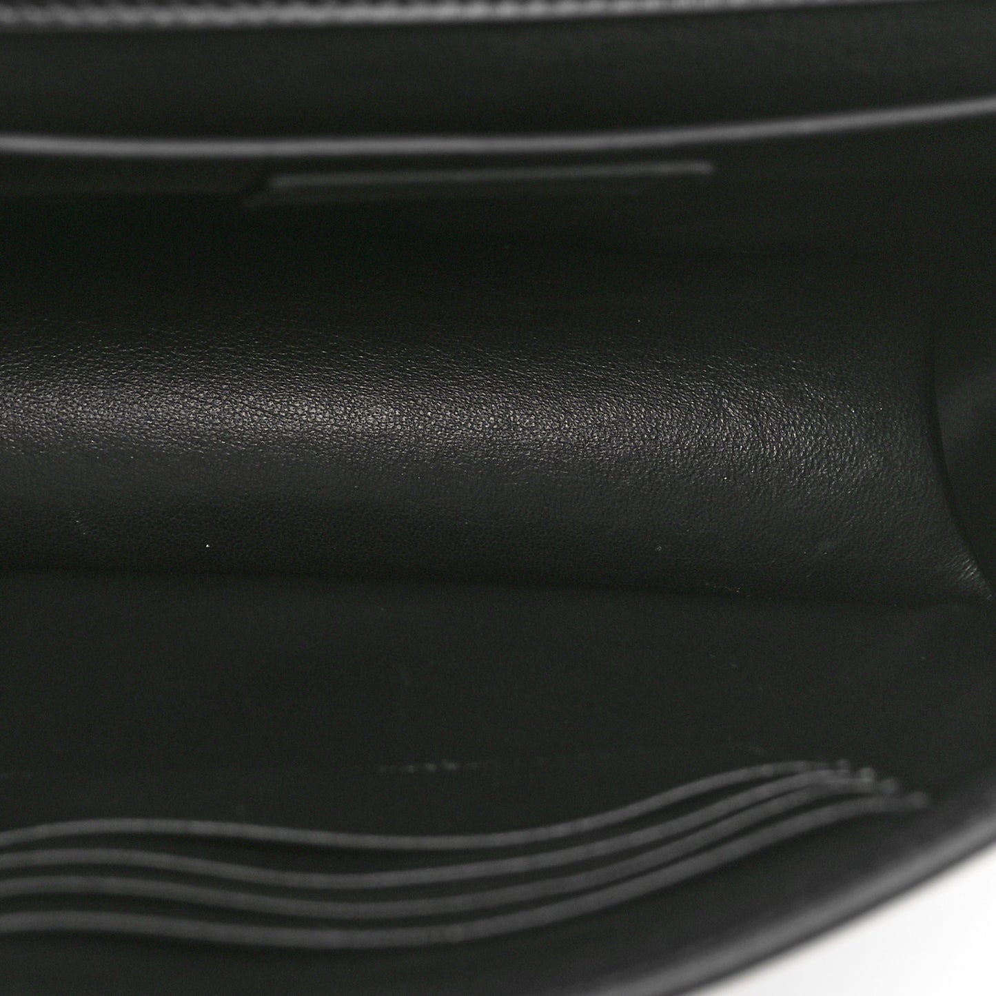 Smooth Calfskin Spontini Saddle Bag Black