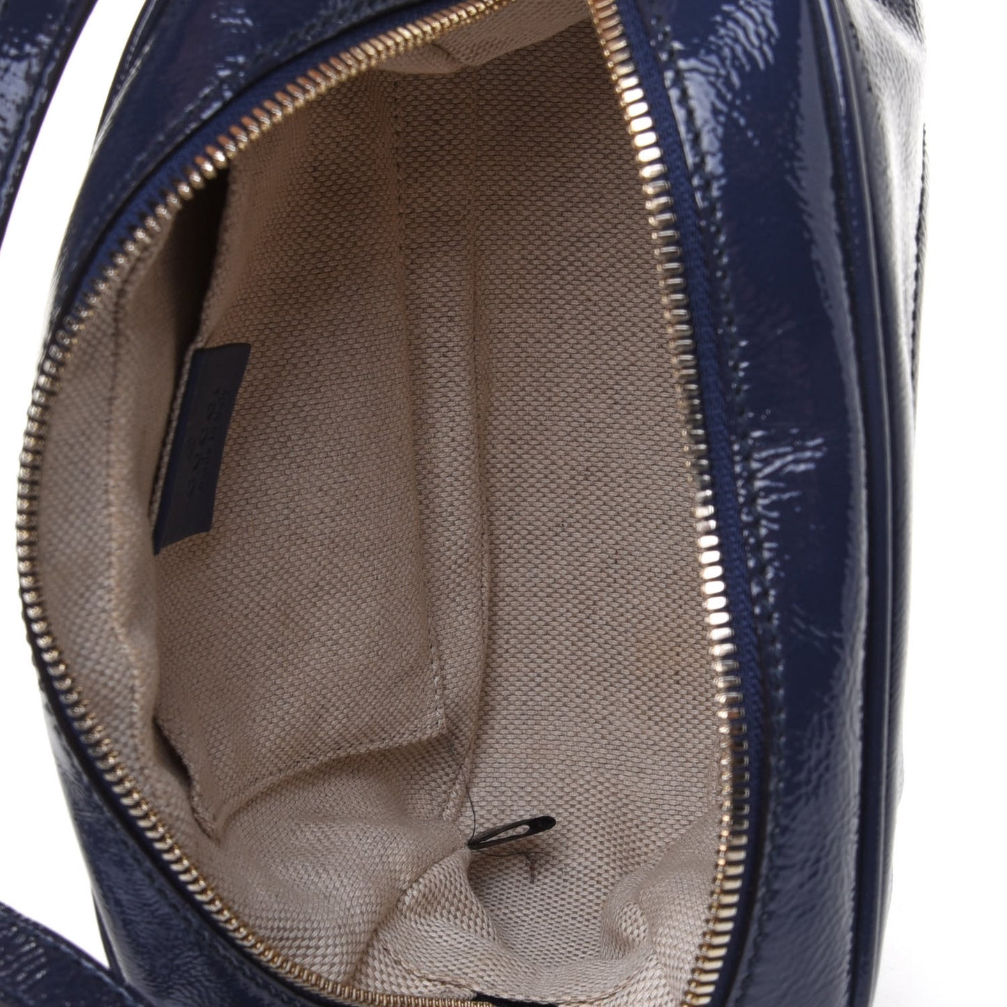 Vernice Naplack Small Soho Disco Bag Uniform Blue