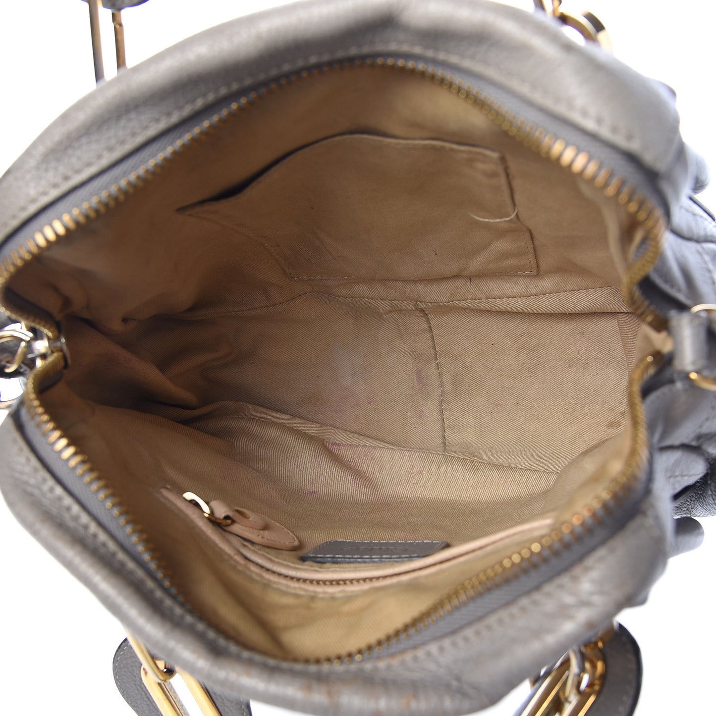 Calfskin Small Paraty Cashmere Grey