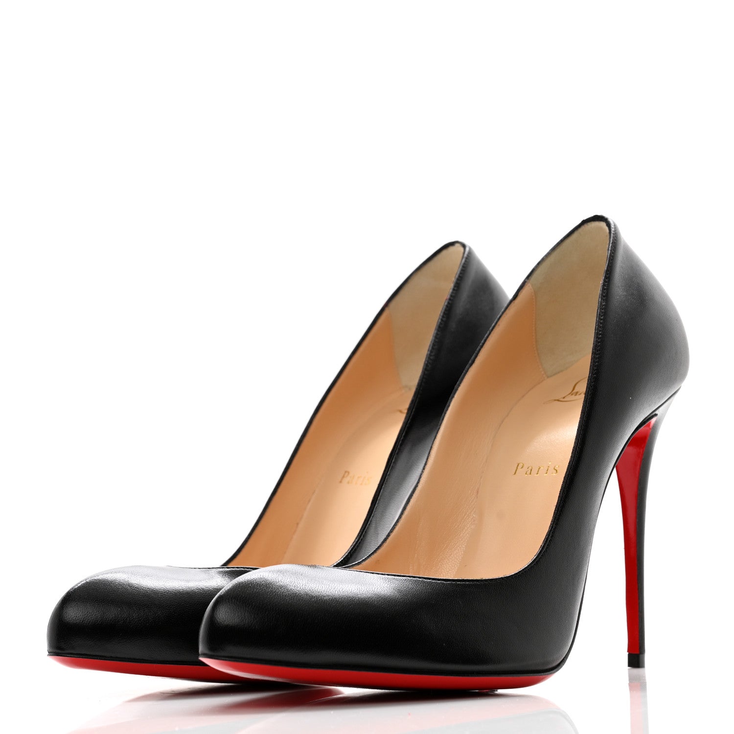 Christian Louboutin Shiny Nappa Breche 100 Pumps 41 Black 3 of 10