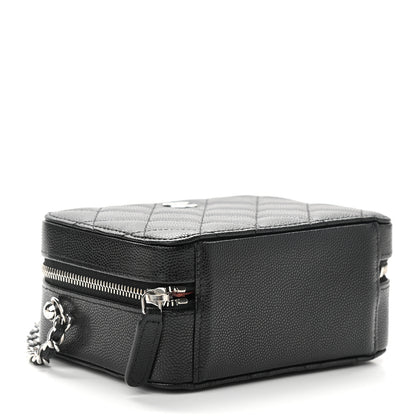 Chanel Caviar Quilted CC Vanity Case With Chain Black 4 of 11