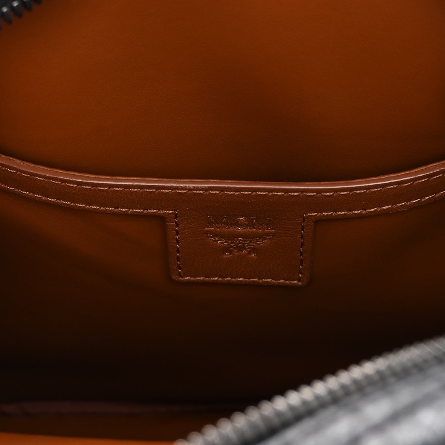 MCM Visetos Side Stud Mini Stark Backpack Black Black 6 of 9