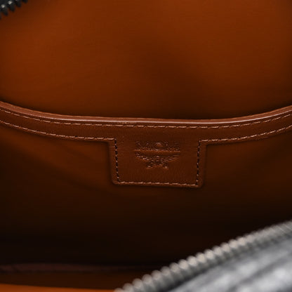 MCM Visetos Side Stud Mini Stark Backpack Black Black 6 of 9