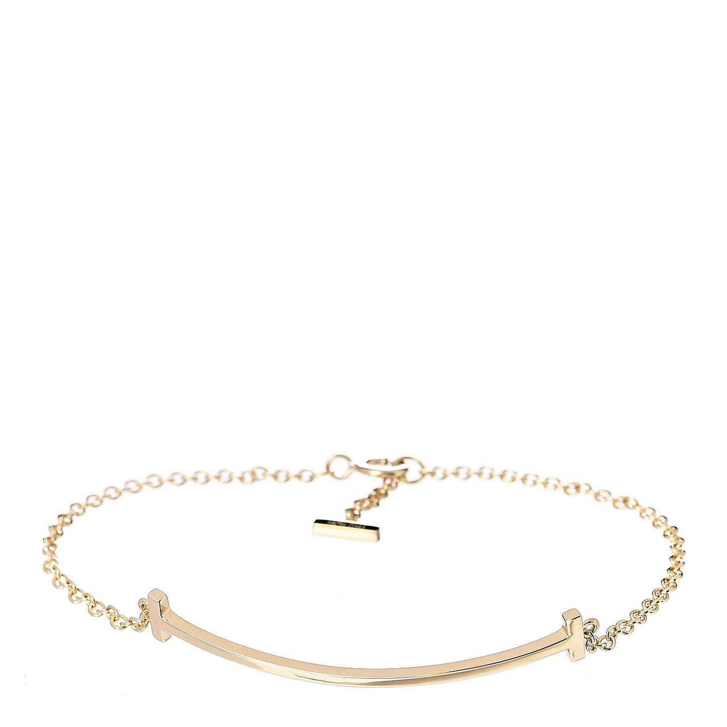 18K Yellow Gold T Smile Bracelet