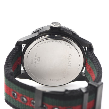 Gucci Stainless Steel Nylon 44mm Gucci Sport Web Quartz Watch Black 5 of 6