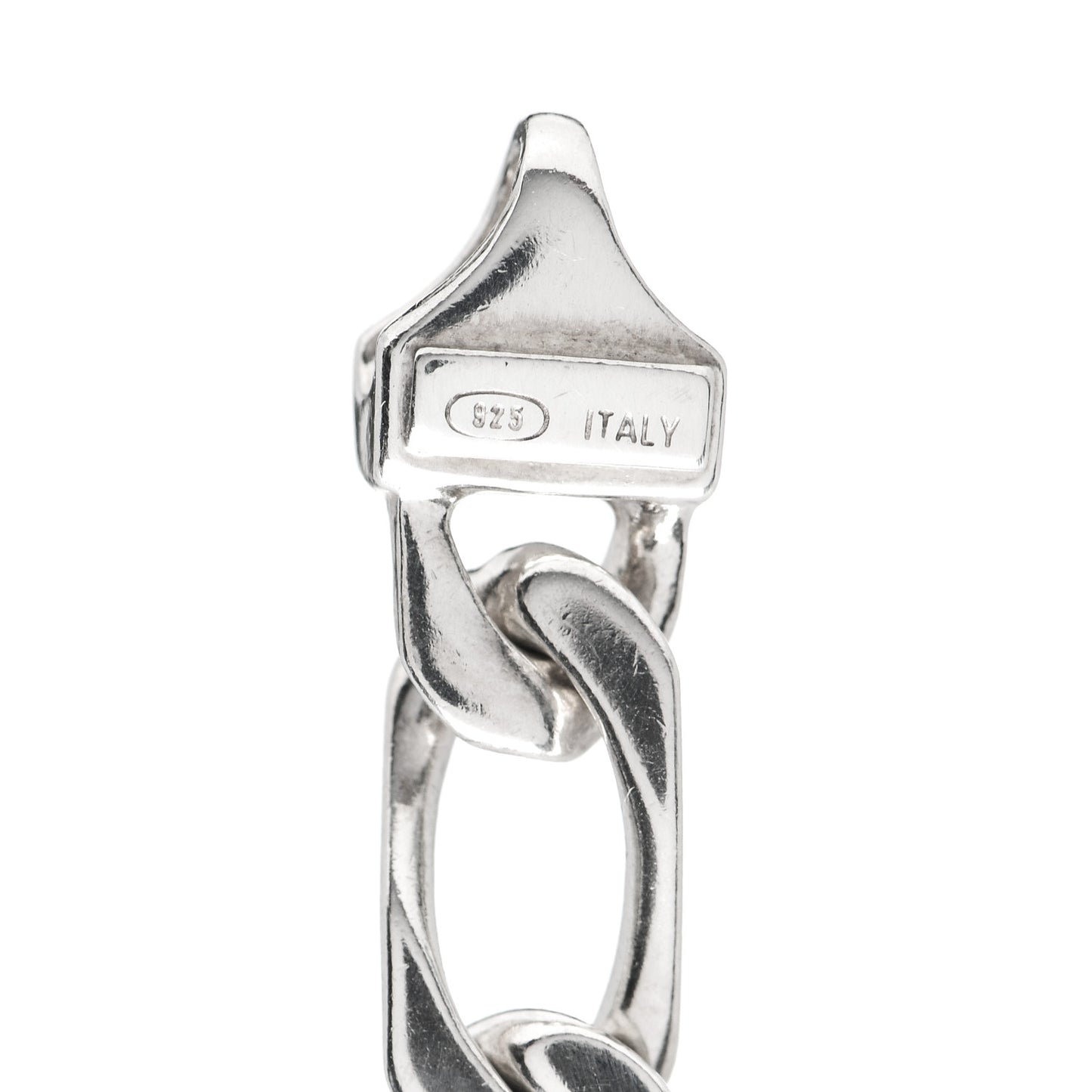 Sterling Silver 18K Yellow Gold Curb Link Bracelet