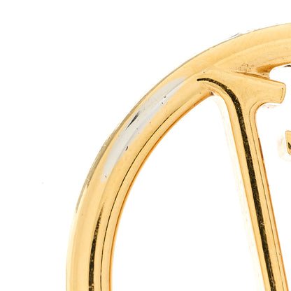 Louis Vuitton Metal Louise Hoop Earrings Gold 5 of 5
