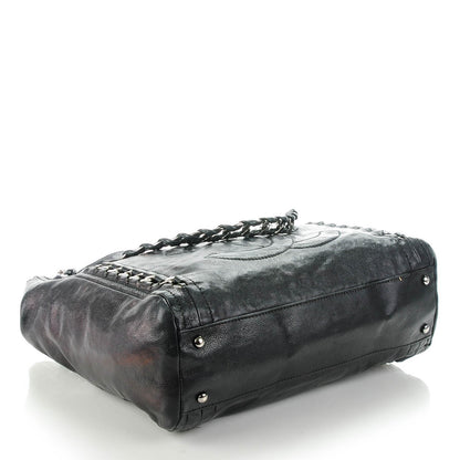 Chanel Glazed Caviar Modern Chain Tote Black 4 of 10