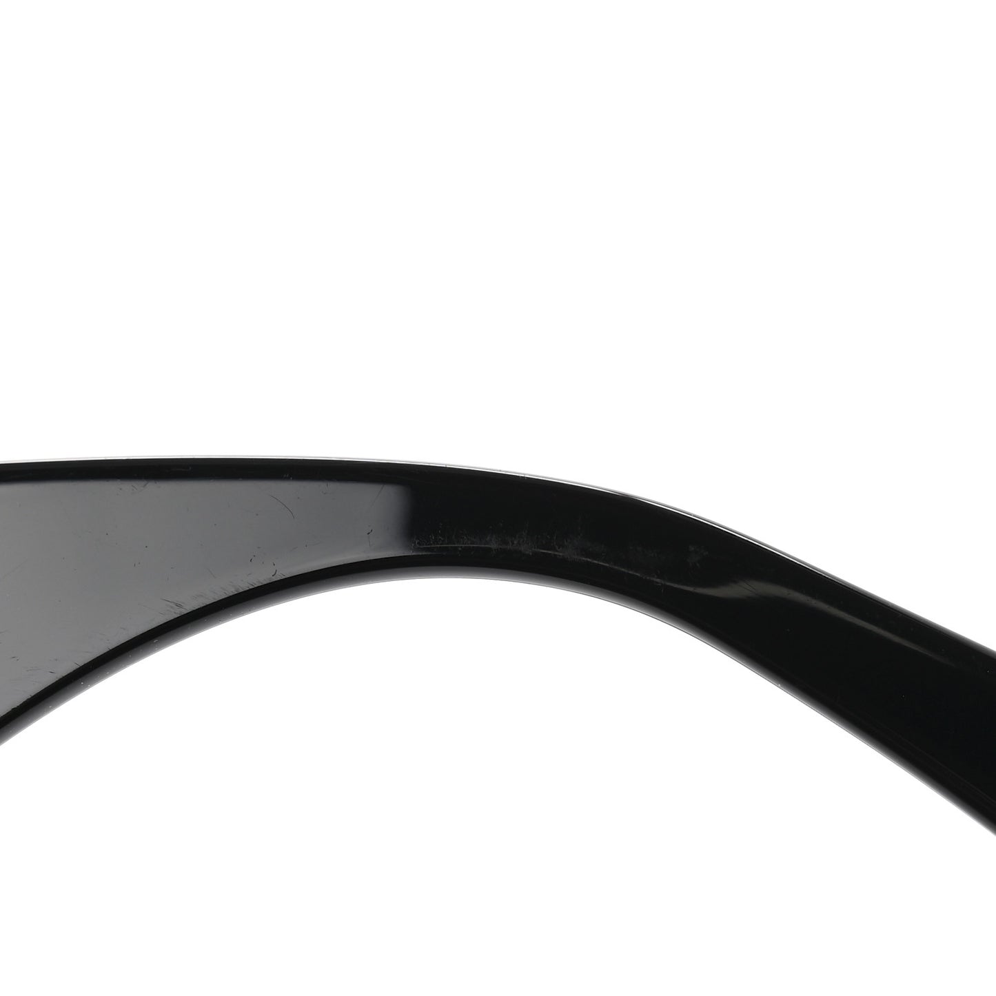 Acetate Oval Glimpse Sunglasses SMU11W Black