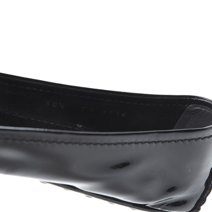 Louis Vuitton Patent Calfskin Oxford Ballerina Flats 38.5 Black 9 of 9