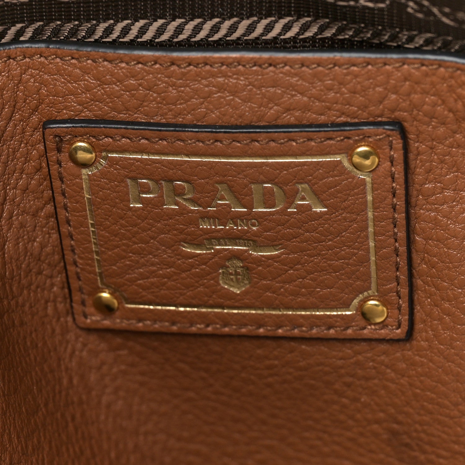 Prada Vitello Phenix Tote Cognac 5 of 7